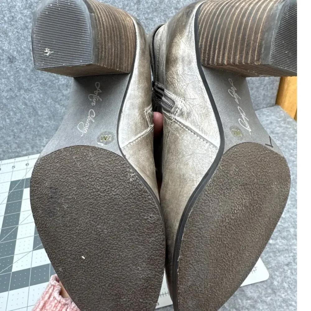 Arturo Chiang Sanyo Gray Distressed Leather 3